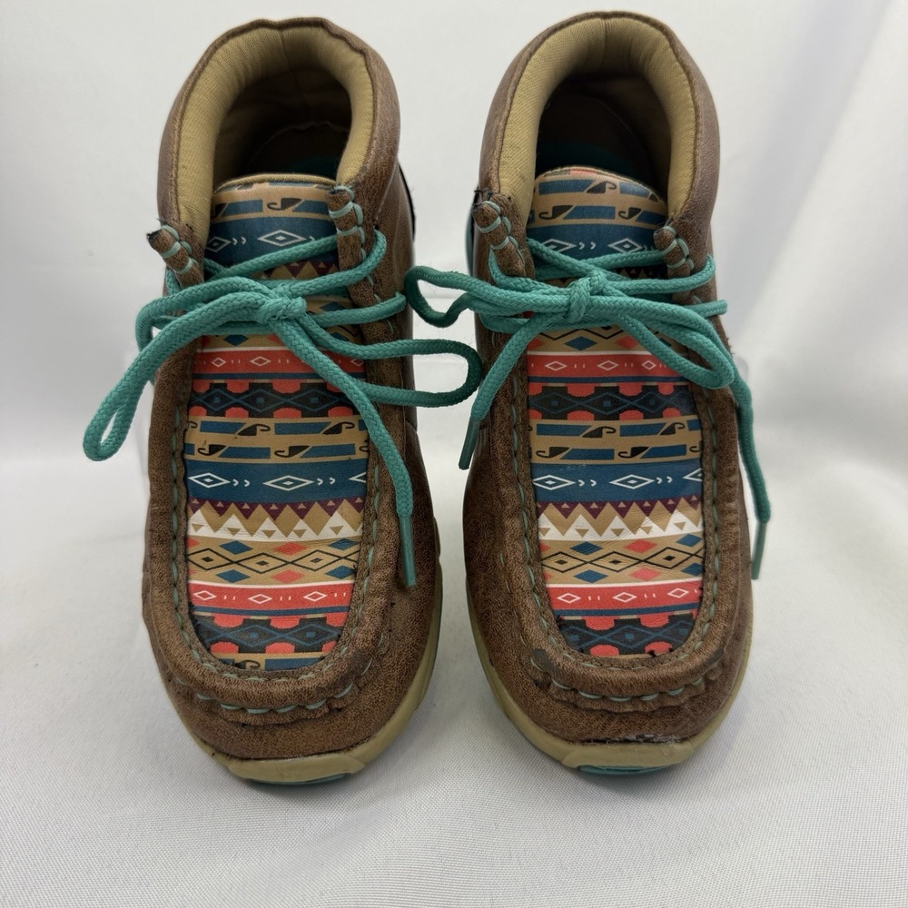 Twister Western Aztec‎ Unisex Chukka Shoes Kids Landry Brown 44600190211 Size 11